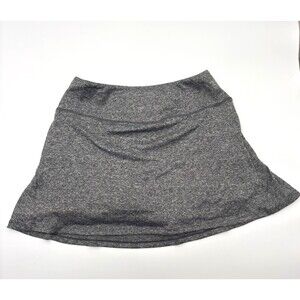 Fulbelle Women’s Skort Size S Gray Space Dye Athletic Tennis Golf Zip Pocket